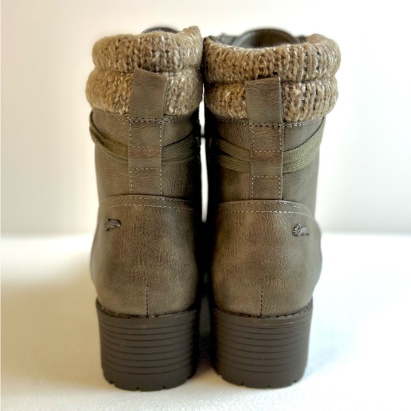 New Sugar Oraura Brown Lace Up Womens Combat Ankle Boots / Sz 7 - Picture 6 of 12